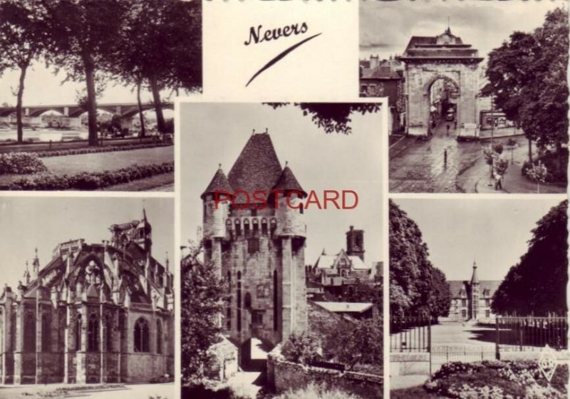 Continental-size RPPC - France. five views of NEVERS