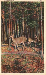 Vintage Postcard Hunter's Dream C. T. Animal Scenes 10 Subjects Wild Animals