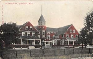 Gladstone Michigan~Hawarden Inn~1908 Postcard