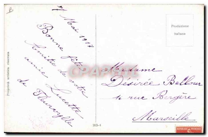 Old Postcard Fantasy Illustrator Woman Corbella