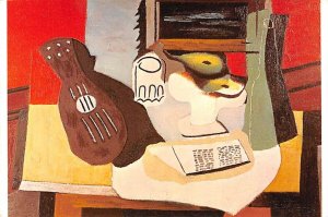 Still Life With Guitar, By Pablo Picasso 