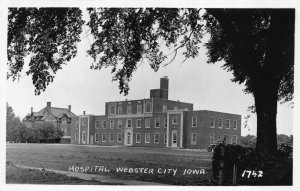 Real Photo Postcard Hospital in Webster City, Iowa~121595