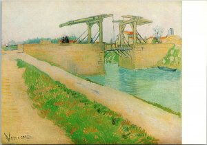 The Drawbridge Aries 1888 Vincent Van Gogh Museum Amsterdam Postcard