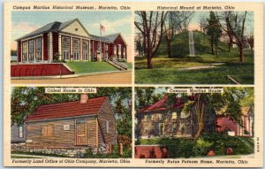 Postcard - The Land Office of the Ohio Company - Marietta, Ohio