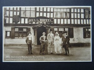 Gloucestershire THE BELL HOTEL TEWLESBURY John Halifax, Gentleman - Old Postcard