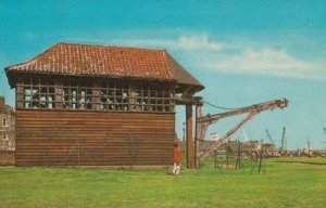Dovercourt Harwich Treadmill Crane Cranes Essex Construction 1970s Postcard