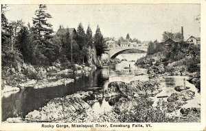 VT - Enosburg Falls. Rocky Gorge, Missisquoi River