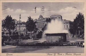 Italy Liguria Genova Piazza G Verdi E Gtazione Brignole