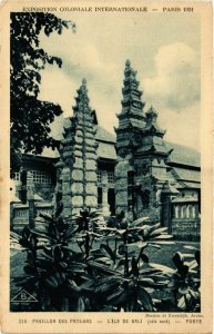 CPA AK Indonesia Pavillon des Pays-Bas - L'Ile de Bali (360196)