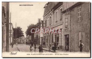 Bourbonnais-Varennes sur-Alliers- Hotel in Old Postale Post Card