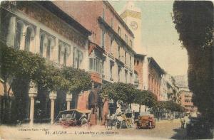 Africa ALGER Alhambra et les Galeries animated street automobiles