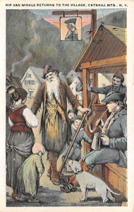 Returns to the village Catskill Mountains, New York, USA Rip Van Winkle Unused 