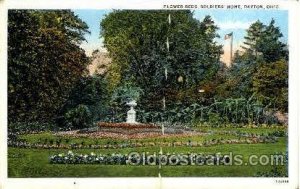 Flower Beds, Soldiers Home Dayton, Ohio, USA Unused 