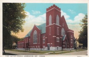 LEAMINGTON, Ontario, Canada, 1910-1920s; First Baptist Church