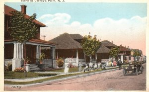 Vintage Postcard Scene In Carney's Point Beautiful Road View New Jersey S.R.B.