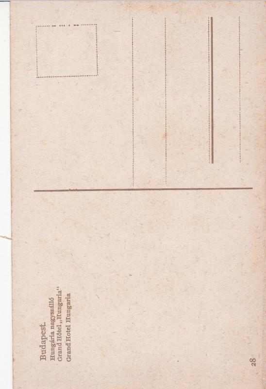 Hungary Budapest Grand Hotel Hungaria