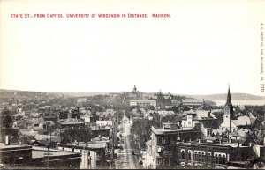 Wisconsin Madison State Street From Capitol