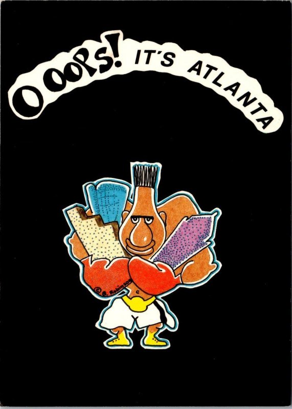 Oops Its Atlanta Home Of Heavyweights Black Caricature By Barry Robinson Atlanta