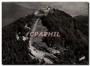 Modern Postcard Aerial view of Mont Saint Odile Arrival of the coast road south