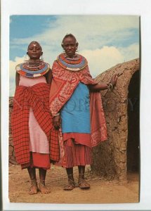 470802 Africa Kenya Masai Girls Old photo Dino Sassi postcard