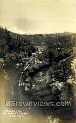 Real Photo - Mt Shasta - Sacramento Canyon, Oregon