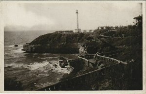 CPA Biarritz Pointe St Martin et le Phare FRANCE (1126671)