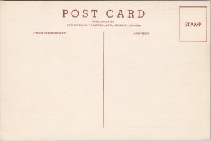 RCAF Training School Regina College Regina Saskatchewan SK Litho Postcard H30