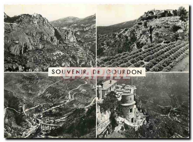 Modern Postcard Souvenir de Gourdon