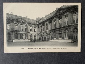 Bibliotheque Nationale Paris France Litho Postcard H1361083844