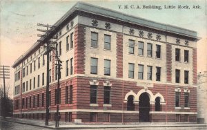 Hand Tinted Postcard Y.M.C.A. Building in Little Rock, Arkansas~129884