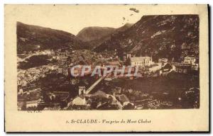 Old Postcard St Claude Vue Prize Mont Chabot