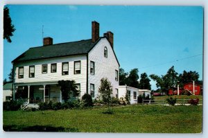 1959 Chester New Jersey Postcard Larison's Turkey Farm Inn Junction Building
