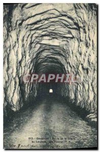 Old Postcard Dauphine Grave Road Tunnel at Lautaret