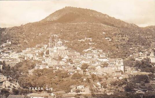 Mexico Taxco Panorama Real Photo