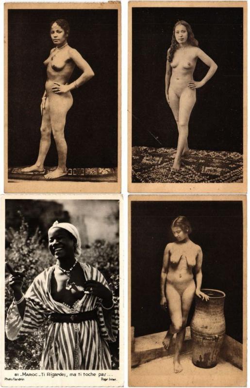 MOROCCO MAROC ETHIC NUDE NUES TYPES 13 Vintage Africa Postcards mostly pre-1940