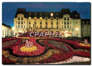 Modern Postcard La Cote Fleurie Cabourg Calvados Beach of the Grand Hotel flo...