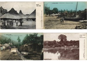 SIERRA LEONE AFRICA 48 Vintage Postcards Pre-1940 (L3036)