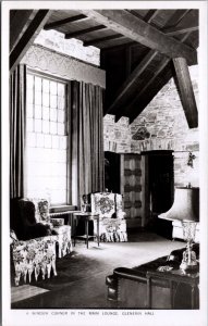 Canada A Window Corner In The Main Lounge Glenerin Hall Toronto RPPC C056