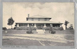 Peru Indiana Country Club Vintage Postcard AA43822