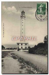 Old Postcard Biarritz Lighthouse