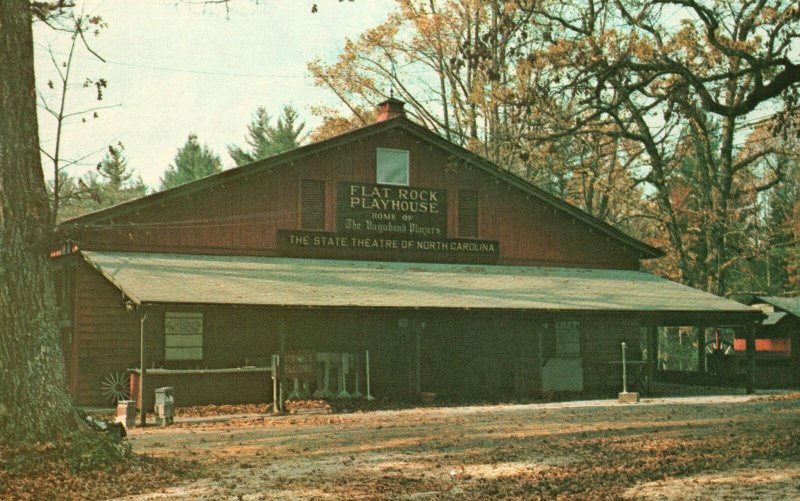 Vintage Postcard View of Flat Rock Play House Flat Rock North Carolina N. C.