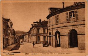CPA AMBERT L'Hotel e Ville et le Boulevard Henri IV (407585)