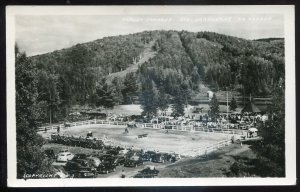 h3695 - STE. MARGUERITE Quebec 1963 Chalet Cochand.  Real Photo Postcard