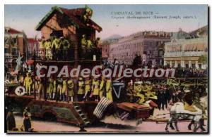 Postcard Old Nice Carnival express removals Rainaut Joseph Manufacturer