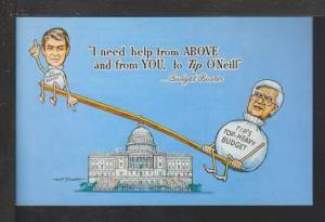 Ronald Reagan,I Need Help From Above.... Postcard 
