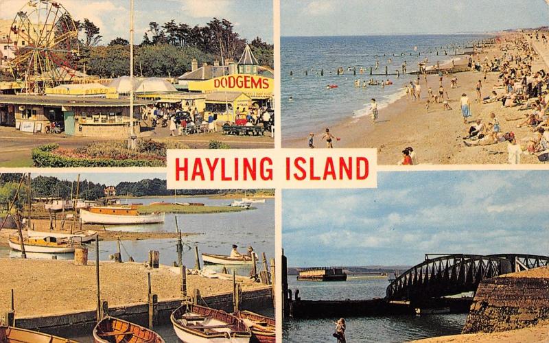 Hayling Island UK Dodgems (Bumper Cars) Ferris Wheel~Bingo-Beach-Boats 1950s 