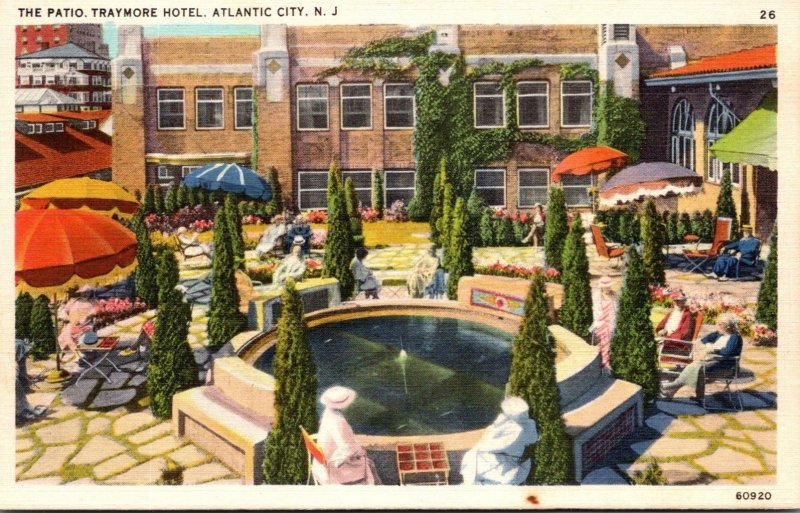 New Jersey Atlantic City Traymor Hotel Patio