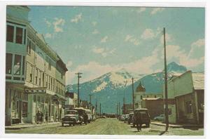 Broadway Cars Skagway Alaska #1 postcard