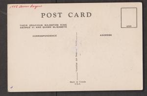 King George VI and Queen Elizabeth Official Pose - Unused 1940s