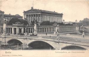 B92608 berlin nationalgallerie mit friedrichsbrucke  germany